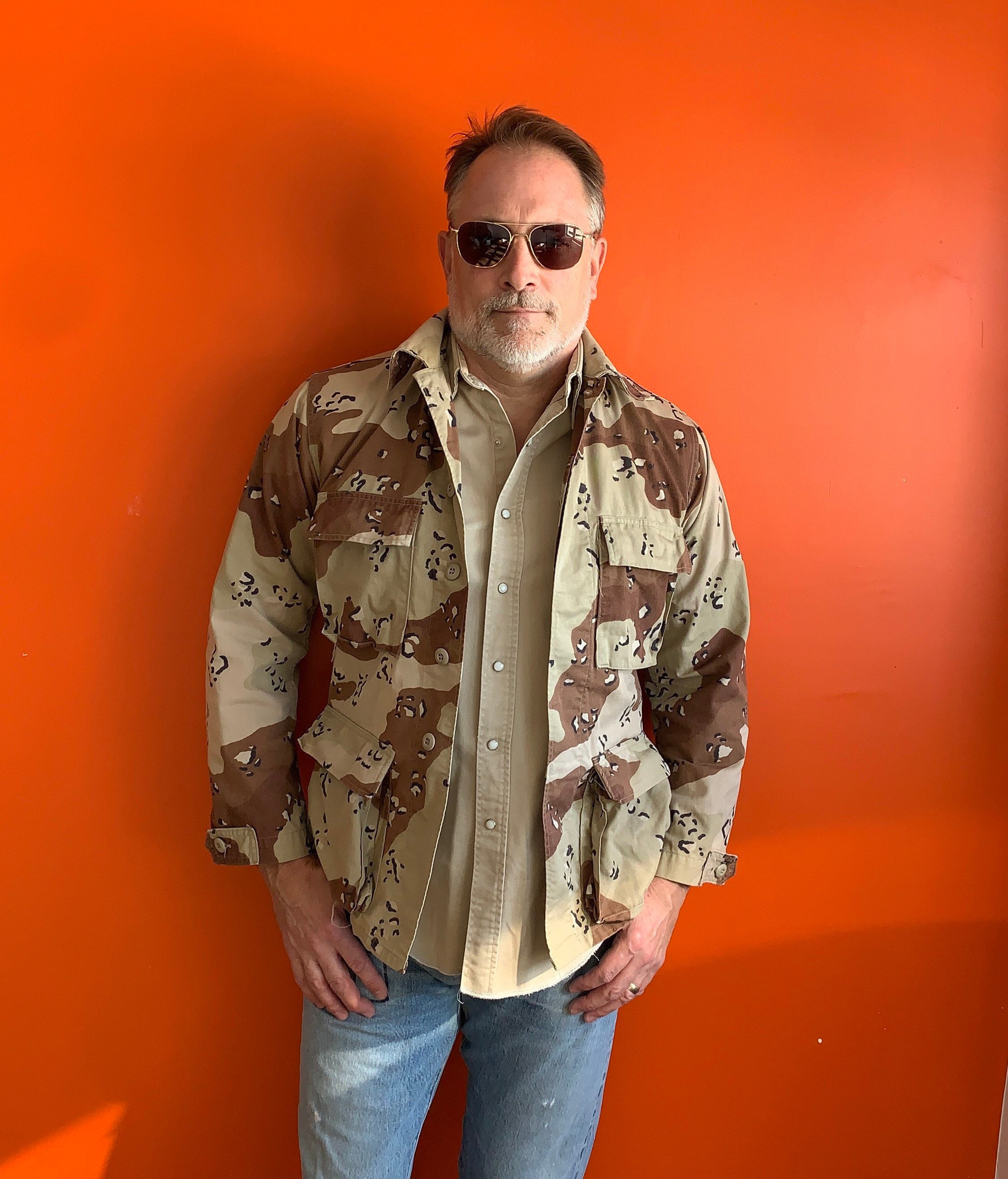 ジャケット・アウター Vintage Remake - Short Military Jacket Vintage 90s Upcycled Military Half-zip Jacket | Olive Green