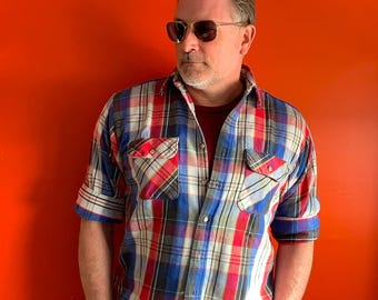 ヴィンテージ ファイブブラザー フランネルシャツ アメリカ製 XL