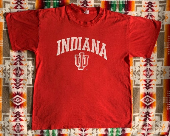 Vintage Indiana University t shirt made in USA si… - image 1