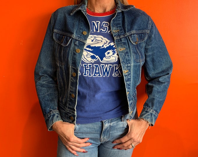 Vintage Lee Rider 101J Denim Jacket Made in USA 38R Made in USA Etsy