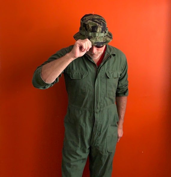 Vintage military coveralls 100% cotton  made in U… - image 2