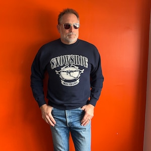 Vintage Schneeschuh West Virginia Sweatshirt hergestellt in den USA