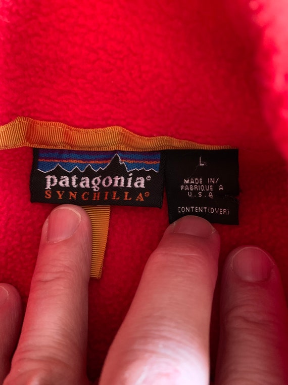 Vintage Patagonia Synchilla full zip fleece jacke… - image 5