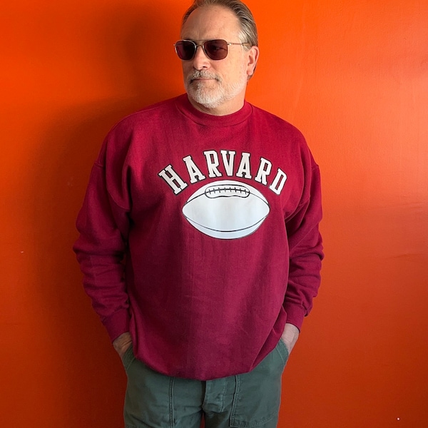 Vintage 70s Harvard Football sweatshirt XL