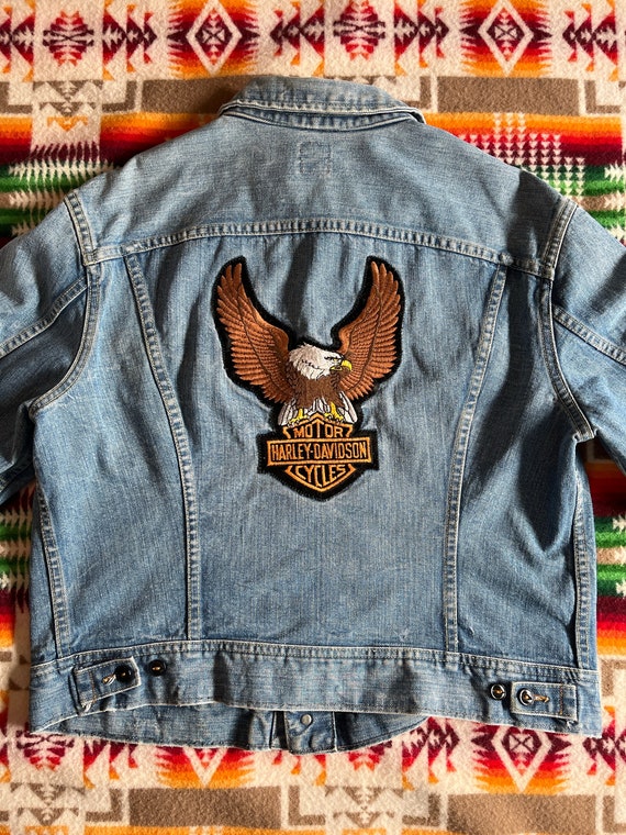 Vintage Lee Rider Denim jacket made in USA XL 101J - image 6