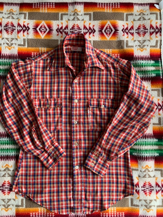 Vintage Levi’s gingham shirt made in USA