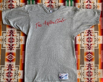 Vintage champion t shirt made in USA single stitch Aspen Club