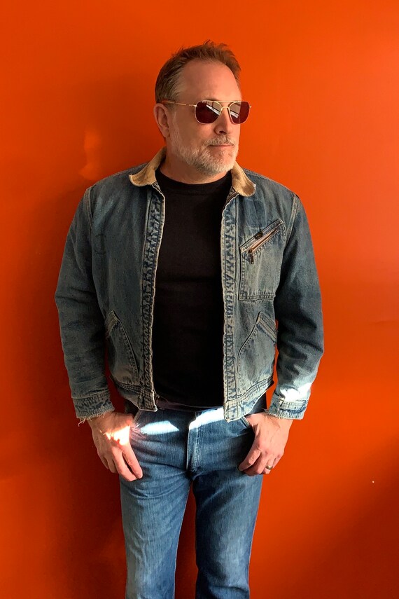 Vintage Lee 191 Denim Jacket Sanforized Unionmade in the USA Talon