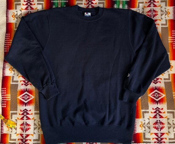 Vintage 90s Champion Sweatshirt Made in USA Large Navy Blue - Etsy