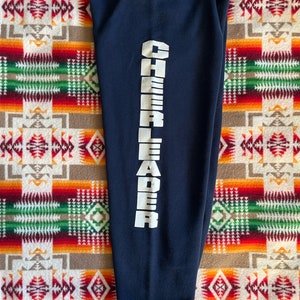 Vintage 90s Russell Athletic spodnie dresowe cheerleaderki wyprodukowane w USA