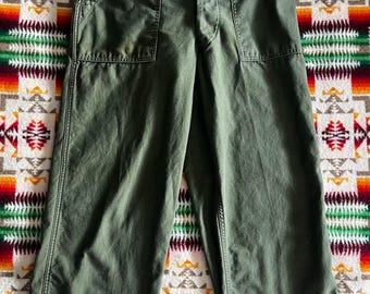 Vintage 1960s OG-107 Military Baker Pants 30x29 / 60's