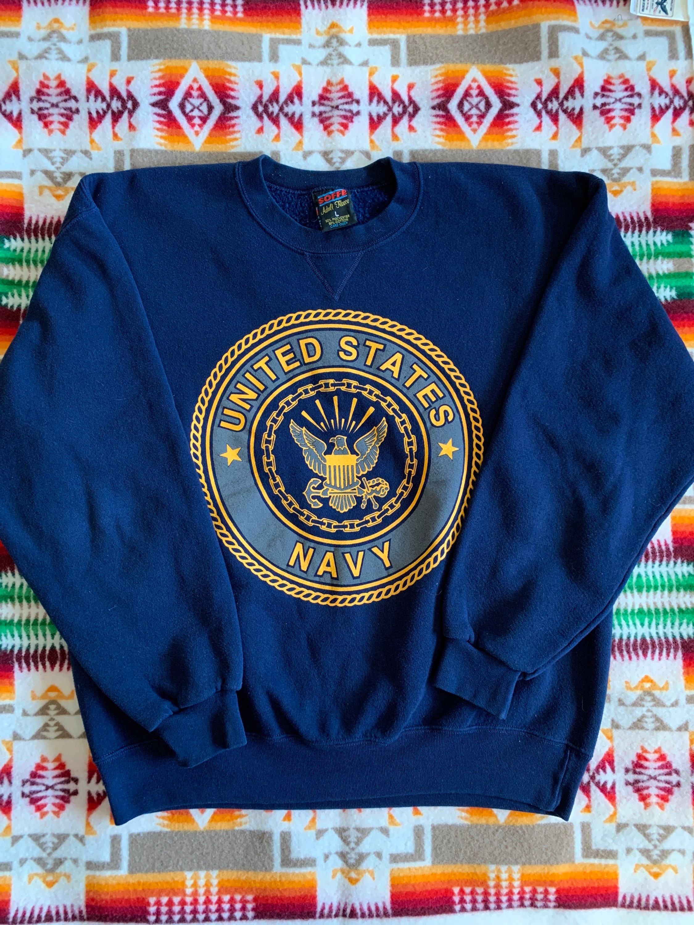 vintage us navy sweatshirt