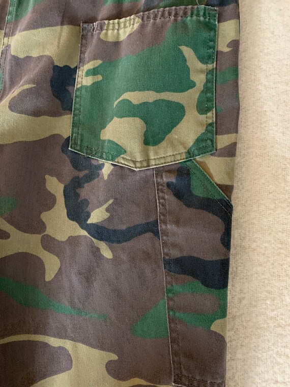 Vintage Key Imperial camo coveralls talon zipper Gem
