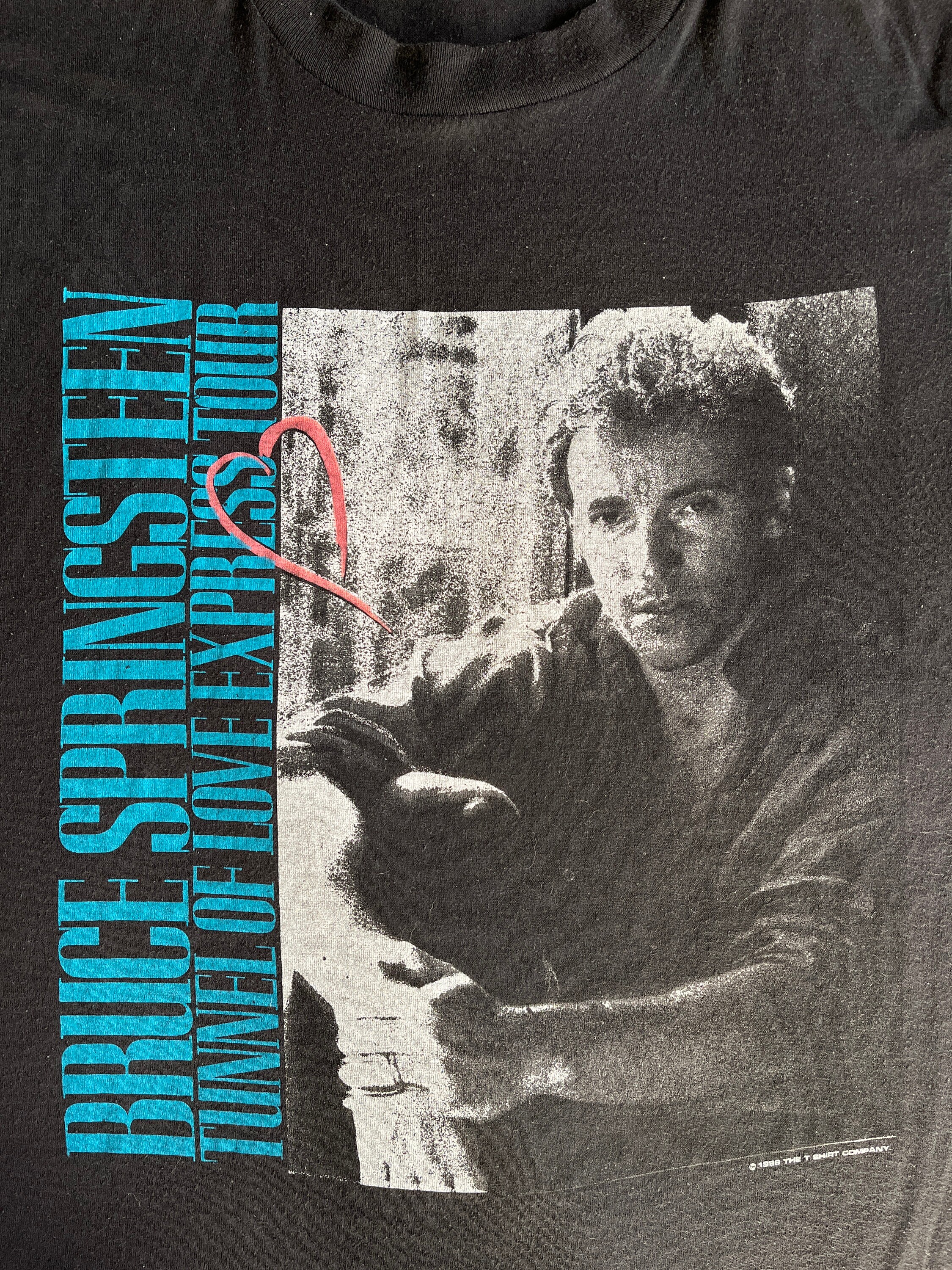 Bruce Springsteen Tunnel of Love Tシャツ Vintage Bruce Springsteen 'tunnel of Love' T-shirt, USA Made - Etsy