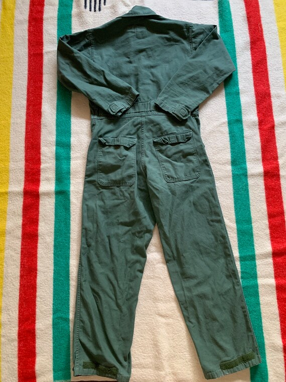 Vintage military coveralls 100% cotton  made in U… - image 5