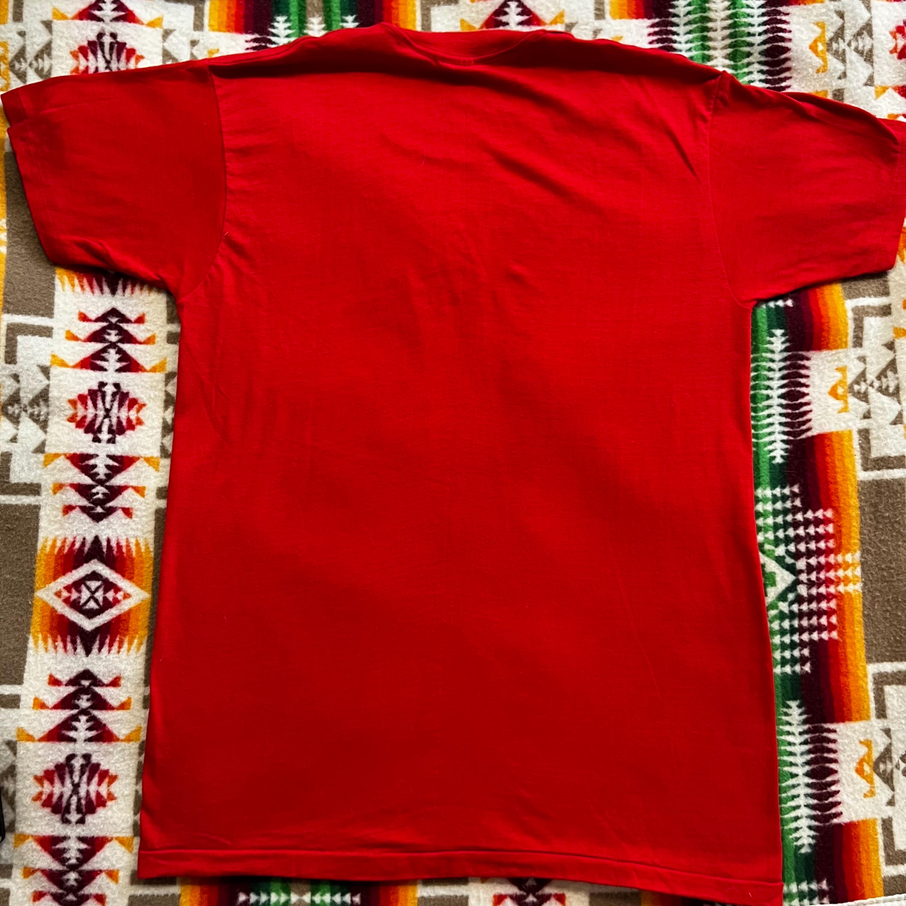 Vintage 80s US Air Force T Shirt Made in USA Single Stitch Chanute 