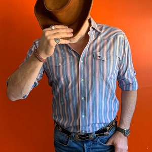 Vintage Longhorn Western shirt made in USA