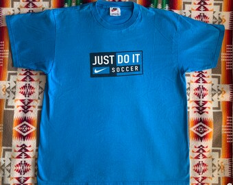 Extremely Rare 70s 80s NIKE Swoosh Soccer Futbol World Cup Tshirt