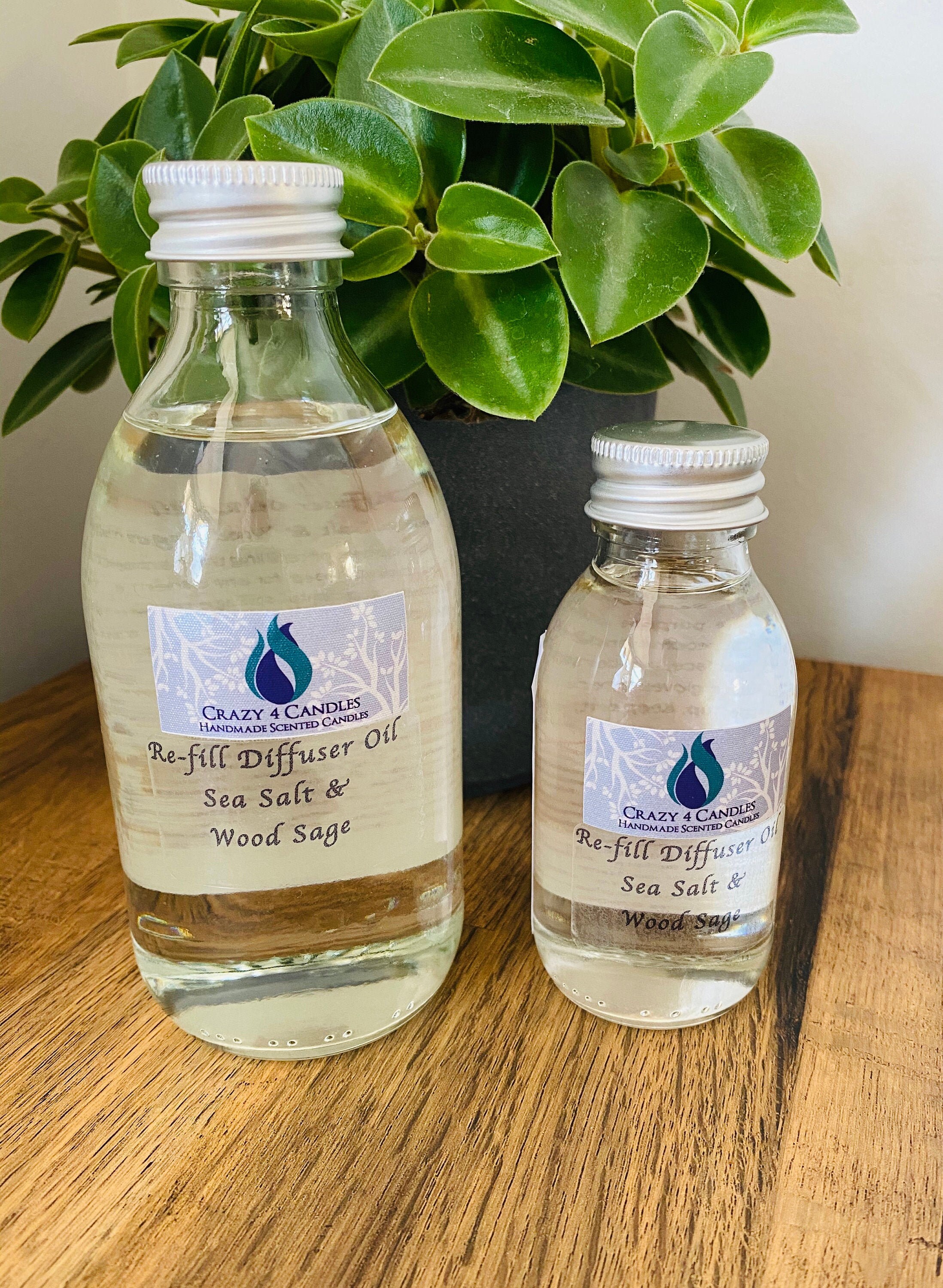 Diffuser Refill Sea Salt and Wood Sage 100ml & 250ml Etsy