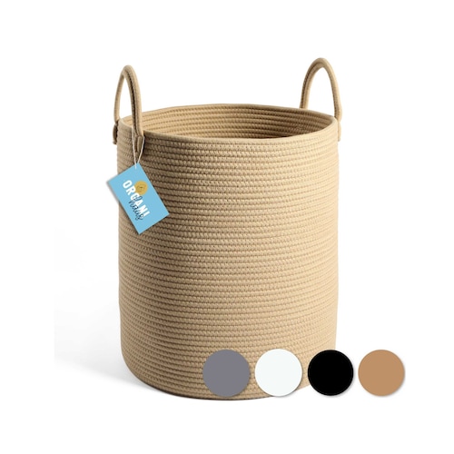 Cotton Rope Storage Baskets Laundry Hamper Chloe and Etsy