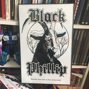 Noir Phillip 11 x 17 SANS CADRE, imprimez le VVitch Live délicieusement