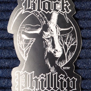 Black Phillip Die Cut Vinyl Sticker