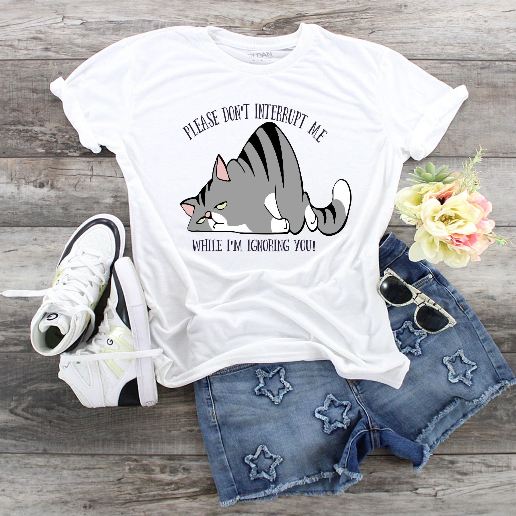 Please Don't Interrupt Me While I'm Ignoring You T-Shirt Please Don't Interrupt Me While I'm Ignoring You T-Shirt