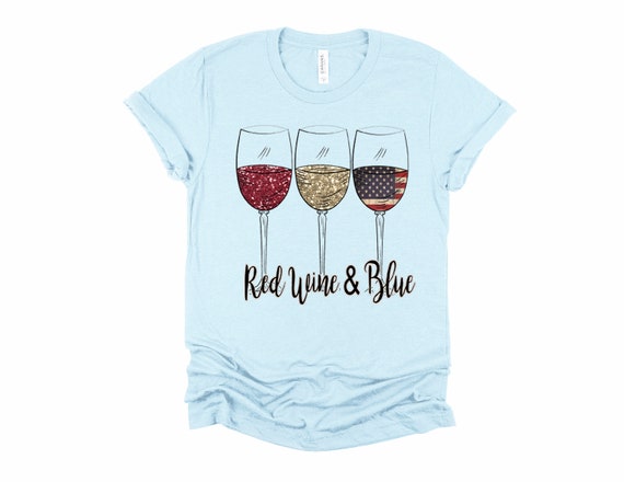 Cute Wine Glasses 4th of July Graphic by Goodtimeartsy · Creative