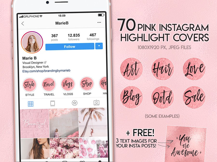 Instagram Highlight Cover Examples