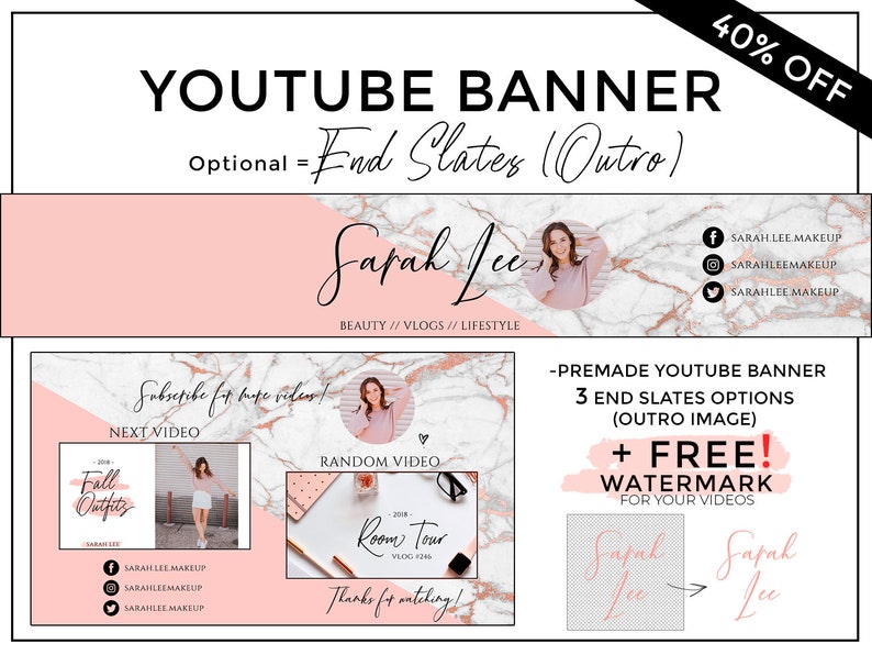 Youtube Banner Youtube Channel Art Youtube Header Youtube Etsy - image 0