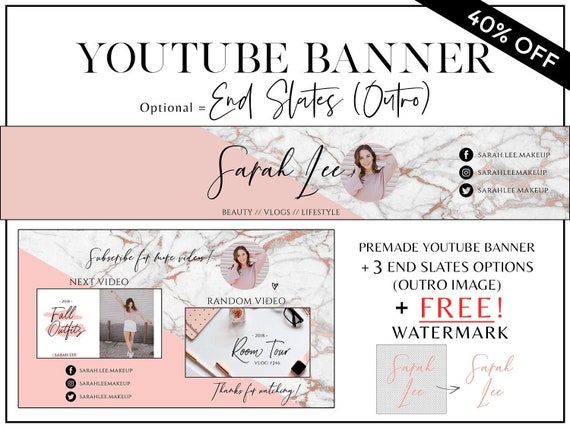 Youtube Banner Youtube Channel Art Youtube Header Youtube Etsy