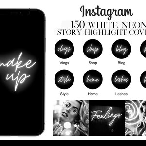 150 Pink Neon Instagram Story Highlight Icons Text Highlight Etsy 150 pink neon instagram story highlight