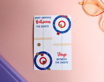 Curling Bookmark: Bonspiel Prize for Curling Fans