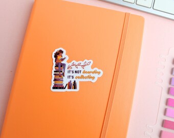 Book Hoarding Sticker, Kindle eReader, Die Cut Vinyl