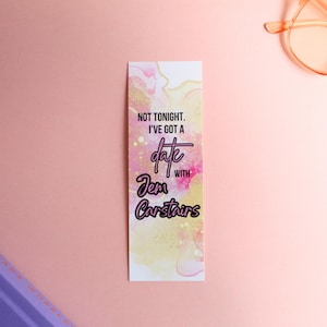 Jem Carstairs Bookmark, Book Boyfriend, Cassandra Clare Bookmark, Shadowhunters Bookmark, The Infernal Devices, Jem Carstairs, Book Crush