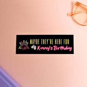 Umbrella Academy Bookish Merch Featuring Quotation from Klaus Hargreeves | Funny Unique Bookmark Featuring bold colours, ideal for all