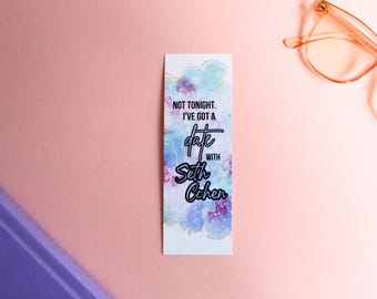 Seth Cohen Bookmark, The OC TV Boyfriend, Book Date Night