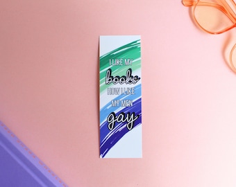 MLM Pride Bookmark, Funny Gay Gift, Queer Book Merch