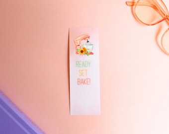 British Baking Show Bookmark, Ready Set Bake!