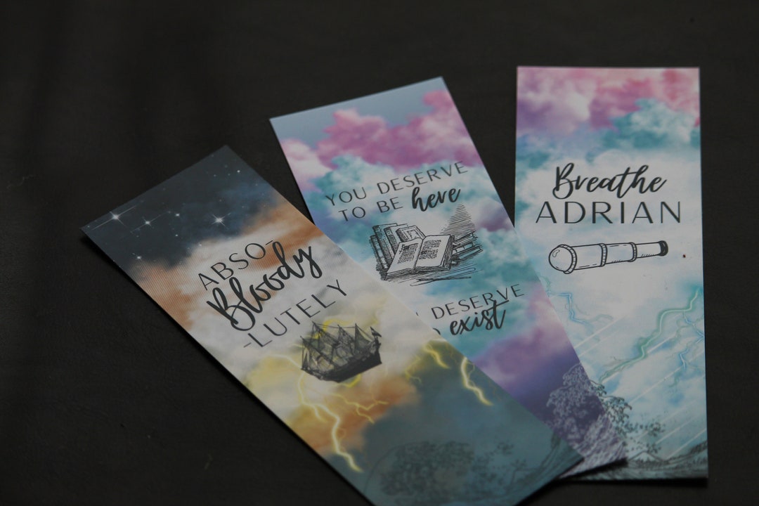 Montague Siblings Bookmark Set: Mackenzi Lee Book Merch - Etsy