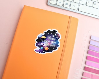 Magic School Bus Sticker: I Learned It From the Frizz (aka Ms Frizzle)