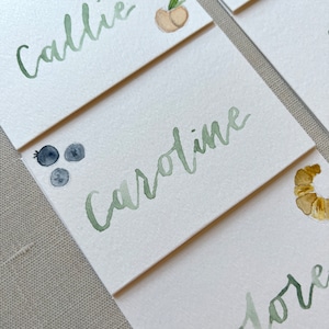 Hand calligraphy place cards (price is per place card)