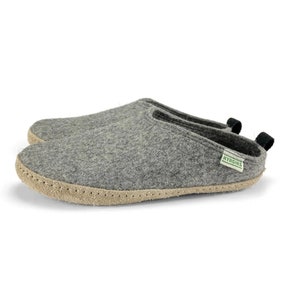 Kyrgies Men's Wool Slides Slippers