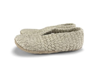 Women's Hand Woven Wool Slippers by Kyrgies