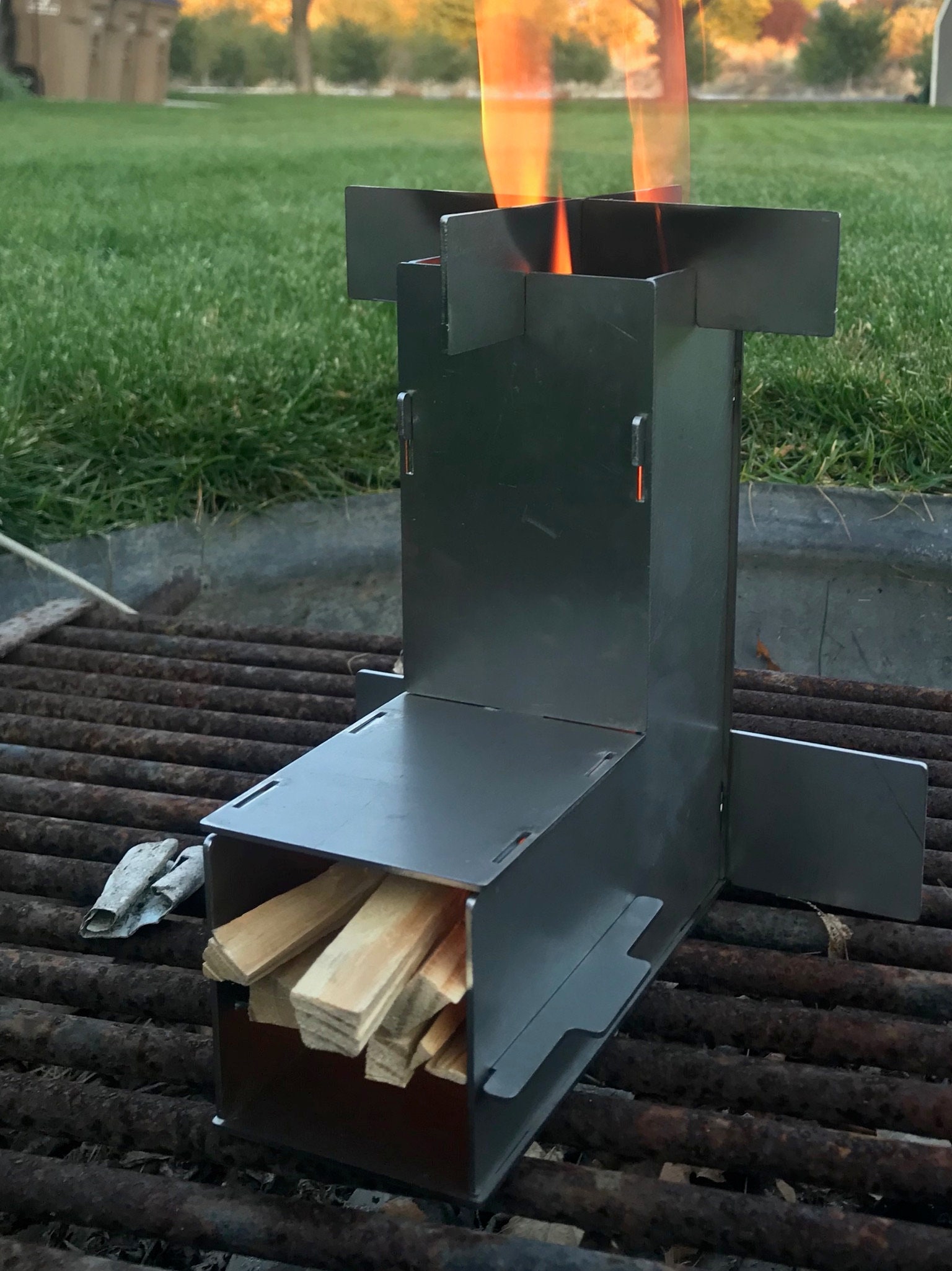 Mini / Rocket Stove / Collapsible Rocket Stove / Portable Rocket Stove