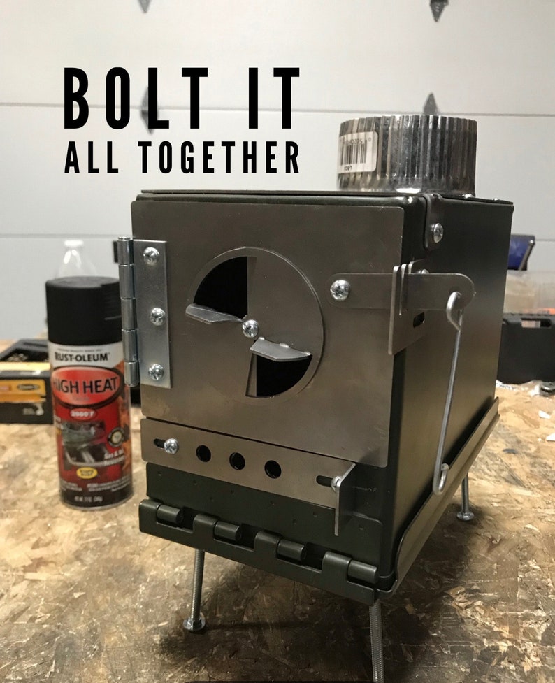 Ammo Can Stove Kit DIY. Free U.S. Shipping image 5