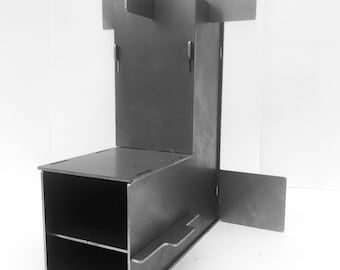 Mini Collapsible Rocket Stove: Portable Wood Camping Stove