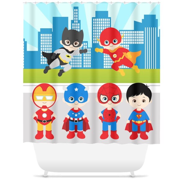 Superhero Bathroom - Etsy