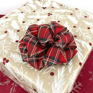 Present Bow For Christmas Gift Wrapping • Christmas Gift Topper • Small Christmas Gift Basket Bow • Tree Bow • Small Gift Bow