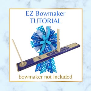 Bow Tutorial • How To Use The EZ Bowmaker • How To Make A Bow • Video Demonstration Of Making A Bow • Wreath Bow Tutorial For Beginners